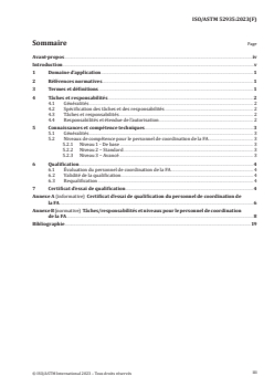ISO/ASTM 52935:2023 - Fabrication additive des métaux — Principes de qualification — Qualification du personnel de coordination
Released:2. 11. 2023 - Page 3 preview
