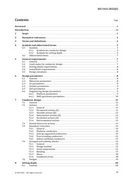 ISO 3421:2022 - Petroleum and natural gas industries — Drilling and production equipment — Offshore conductor design, setting depth and installation
Released:6/6/2022 - Page 3 preview