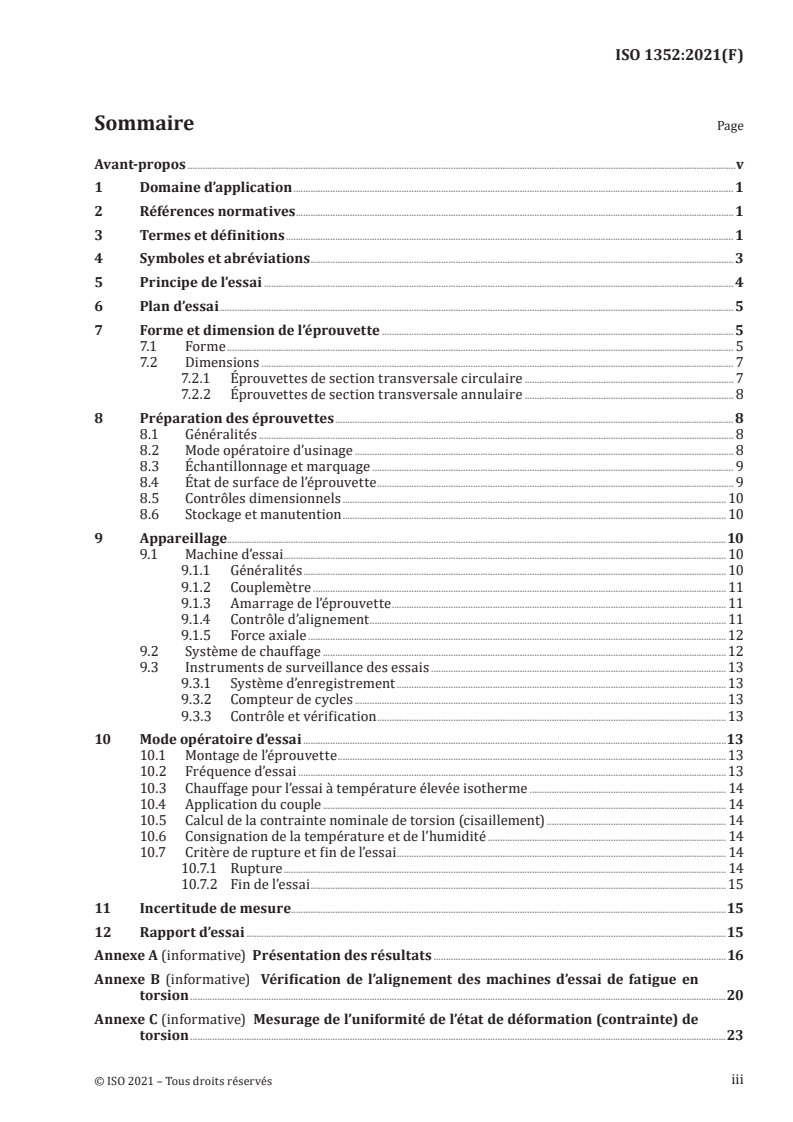 ISO 1352:2021 - Matériaux métalliques — Essais de fatigue par couple de torsion commandé
Released:24. 01. 2024