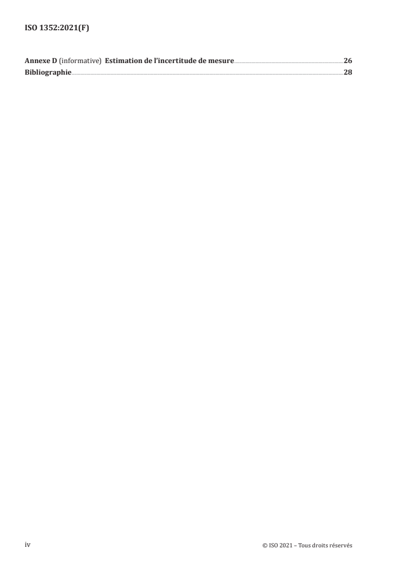 ISO 1352:2021 ISO 1352:2021 - Matériaux métalliques — Essais de fatigue par couple de torsion commandé
Released:24. 01. 2024 - Page 4 preview