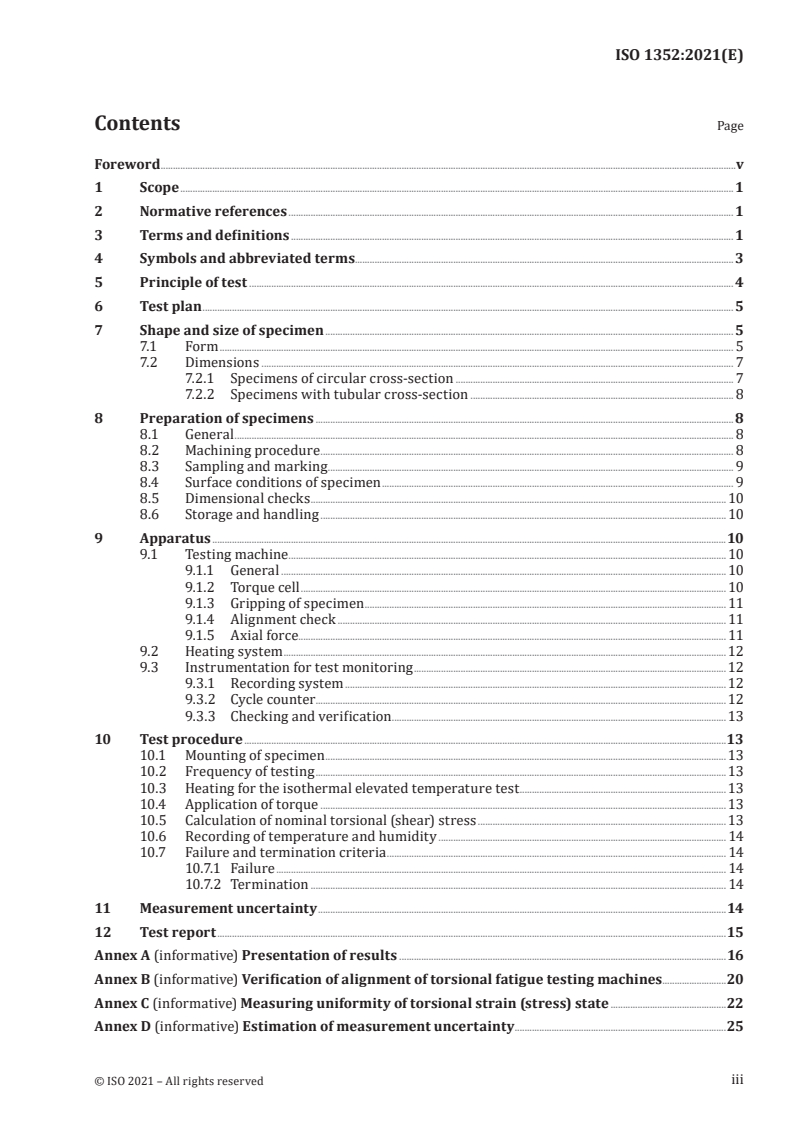 ISO 1352:2021 - Metallic materials — Torque-controlled fatigue testing
Released:12/21/2021