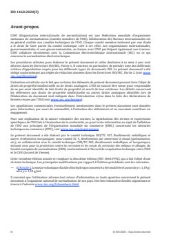 ISO 1460:2020 ISO 1460:2020 - Revêtements métalliques — Revêtements de galvanisation à chaud sur métaux ferreux — Détermination gravimétrique de la masse par unité de surface
Released:9/14/2020 - Page 4 preview