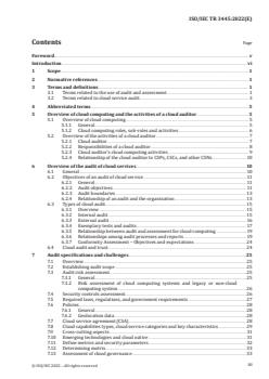 ISO/IEC TR 3445:2022 ISO/IEC TR 3445:2022 - Information technology — Cloud computing — Audit of cloud services
Released:3/9/2022 - Page 3 preview