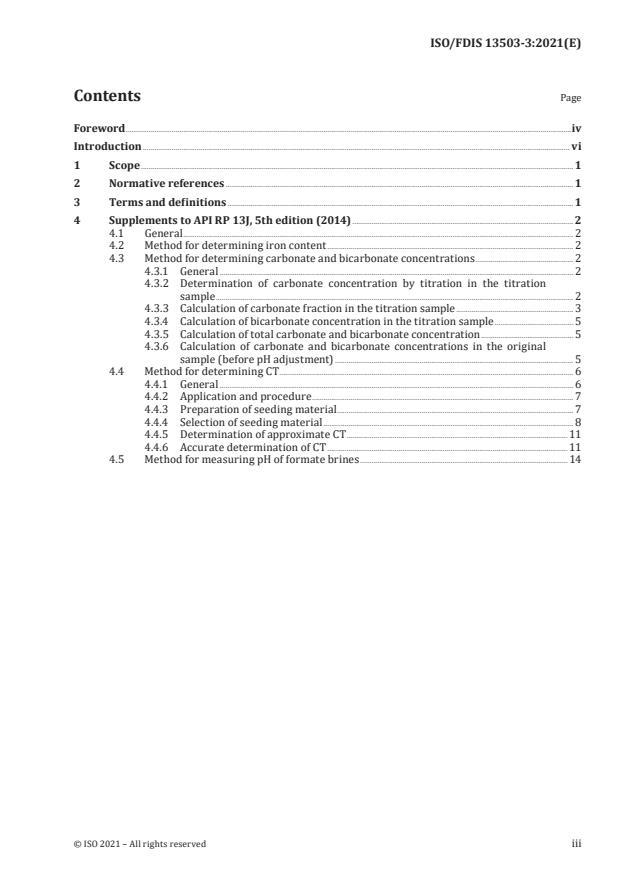 ISO/FDIS 13503-3 - Petroleum and natural gas industries -- Completion fluids and materials