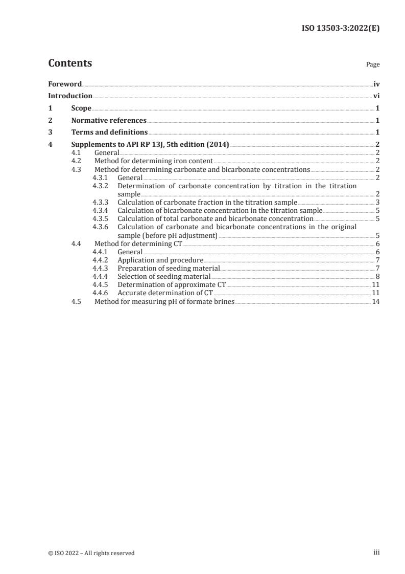 ISO 13503-3:2022 - Petroleum and natural gas industries — Completion fluids and materials — Part 3: Testing of heavy brines
Released:4/11/2022