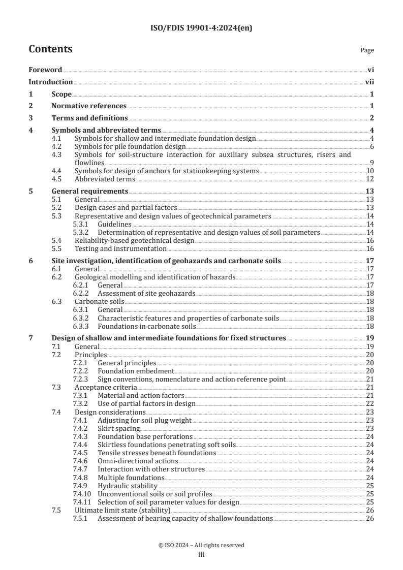 ISO/FDIS 19901-4 - Oil and gas industries including lower carbon energy — Specific requirements for offshore structures — Part 4: Geotechnical design considerations
Released:10/31/2024