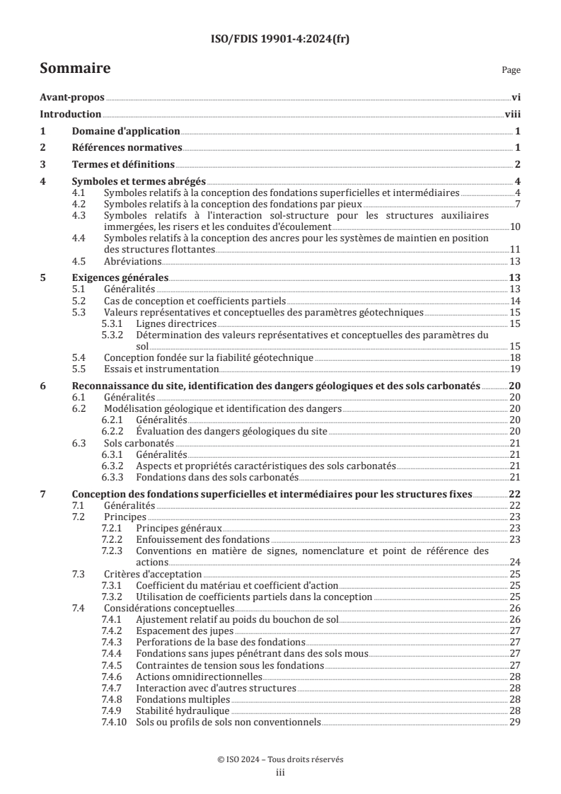 ISO/FDIS 19901-4 - Industries du pétrole et du gaz y compris les énergies à faible teneur en carbone — Exigences spécifiques relatives aux structures en mer — Partie 4: Bases conceptuelles géotechniques
Released:12/4/2024