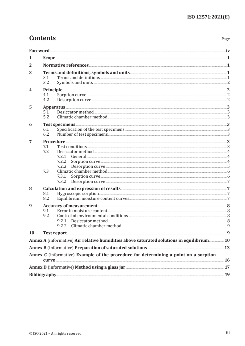 ISO 12571:2021 ISO 12571:2021 - Hygrothermal performance of building materials and products — Determination of hygroscopic sorption properties
Released:11/8/2021 - Page 3 preview