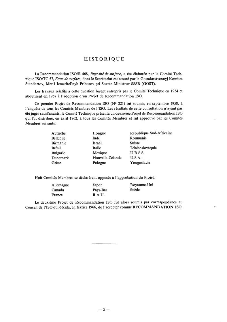 ISO/R 468:1966 ISO/R 468:1966 - Title missing - Legacy paper document
Released:1/1/1966 - Page 2 preview