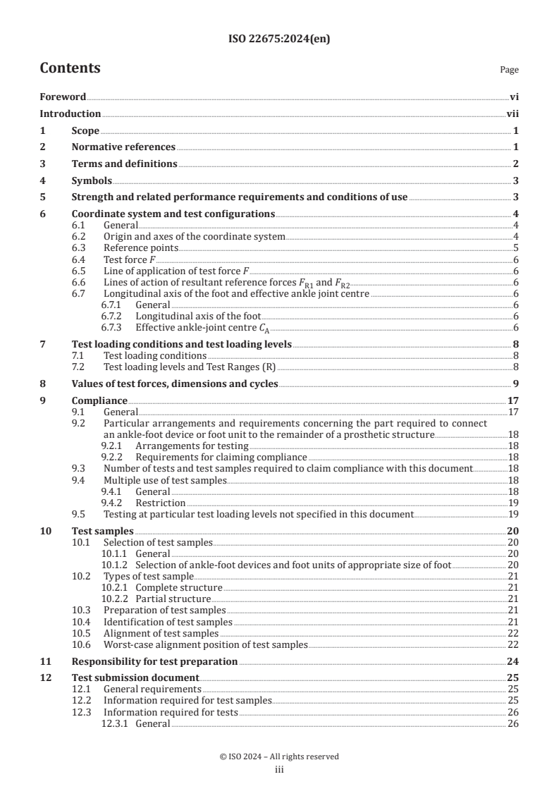 ISO 22675:2024 - Prosthetics — Testing of ankle-foot devices and foot units — Requirements and test methods
Released:12/5/2024