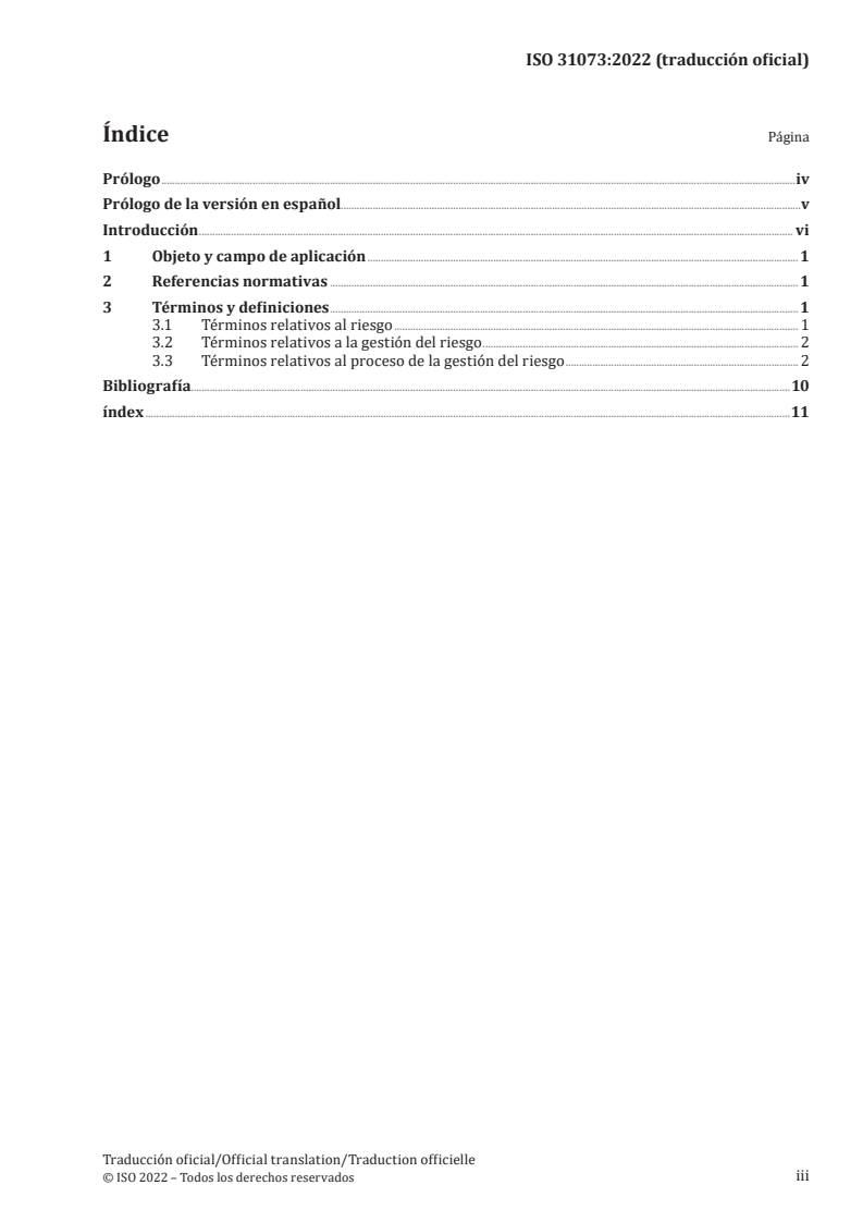 ISO 31073:2022 - Risk management — Vocabulary
Released:12/4/2024