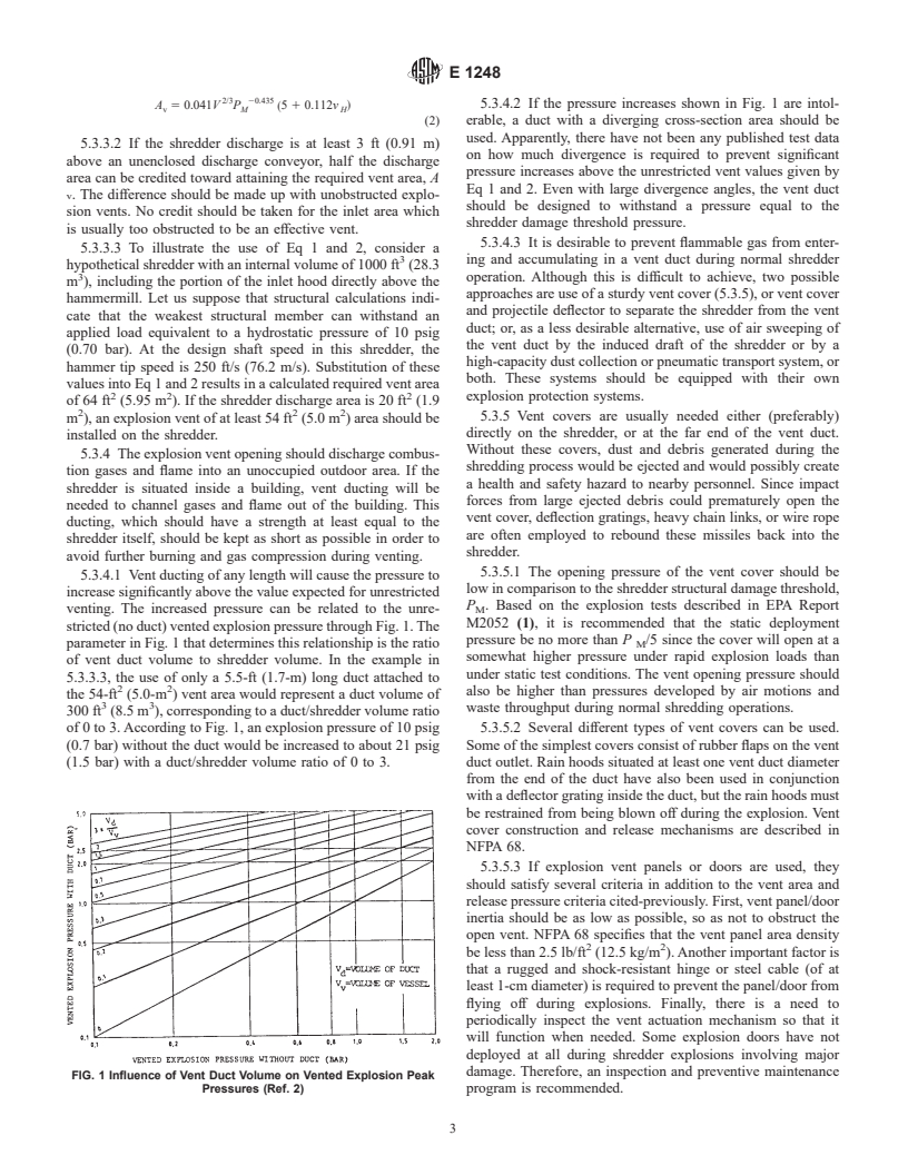 ASTM E1248-90(1997) - Standard Practice for Shredder Explosion Protection