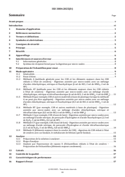 ISO 3884:2025 - Combustibles solides de récupération — Méthodes de détermination de la teneur en éléments (Al, Ca, Fe, K, Mg, Na, P, S, Si, Ti, As, Ba, Be, Cd, Co, Cr, Cu, Hg, Mo, Mn, Ni, Pb, Sb, Se, Sn, Tl, V, Zn)
Released:9. 04. 2025 - Page 3 preview