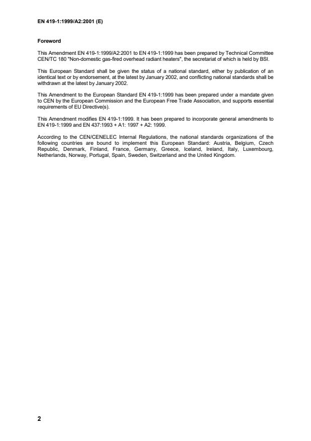 EN 419-1:1999/A2:2001 EN 419-1:1999/A2:2002 - Page 4 preview