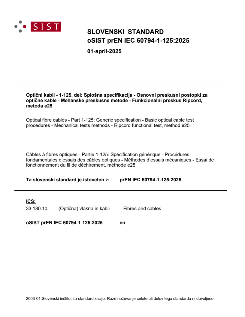 prEN IEC 60794-1-125:2025