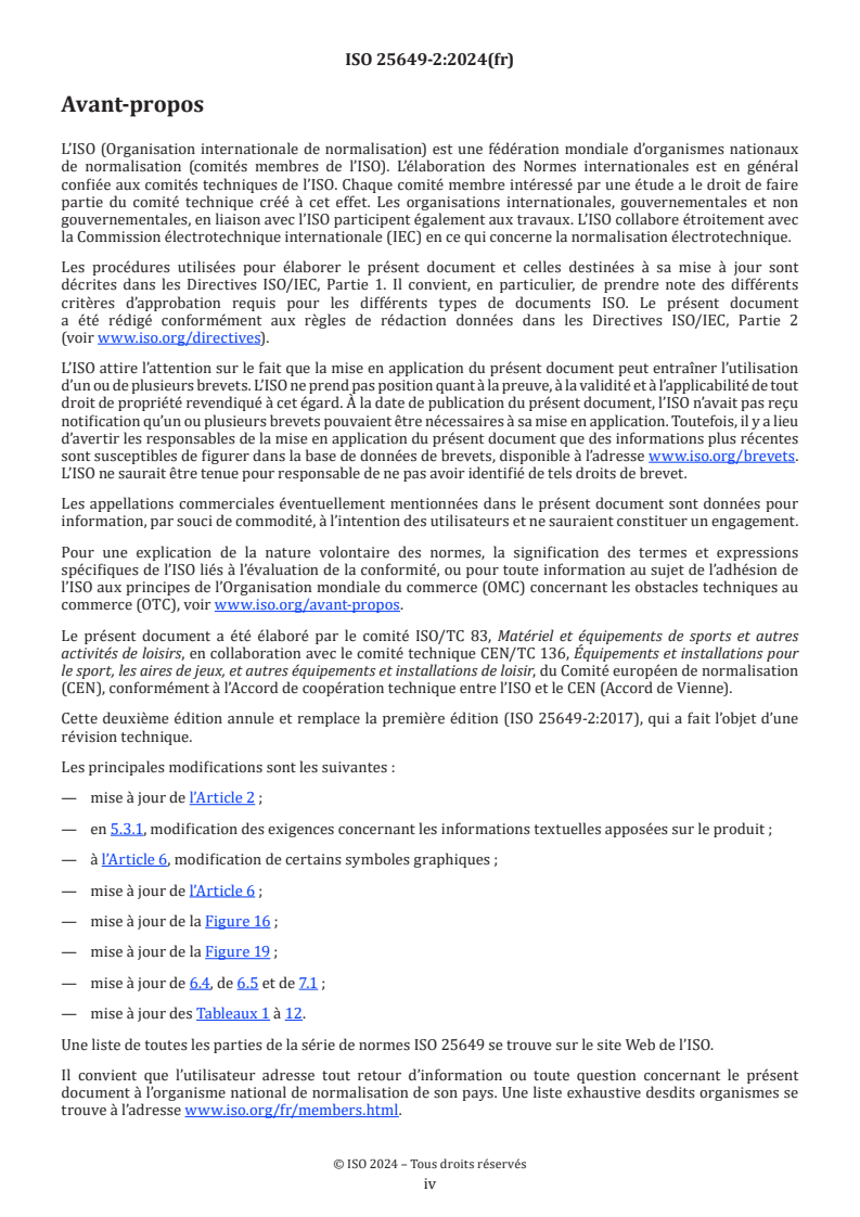 ISO 25649-2:2024 ISO 25649-2:2024 - Articles de loisirs flottants à utiliser sur ou dans l’eau — Partie 2: Informations aux consommateurs
Released:10/29/2024 - Page 4 preview