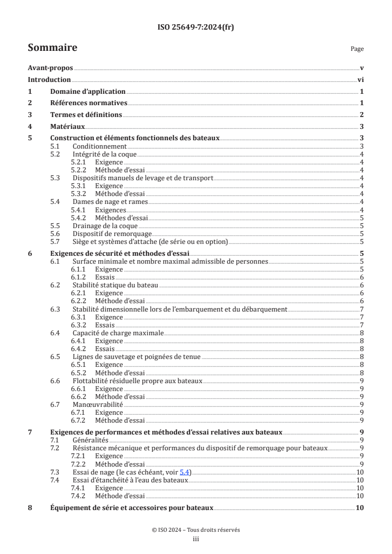 ISO 25649-7:2024 - Articles de loisirs flottants à utiliser sur ou dans l’eau — Partie 7: Exigences de sécurité et méthodes d’essai complémentaires propres aux dispositifs de Classe E
Released:10/29/2024