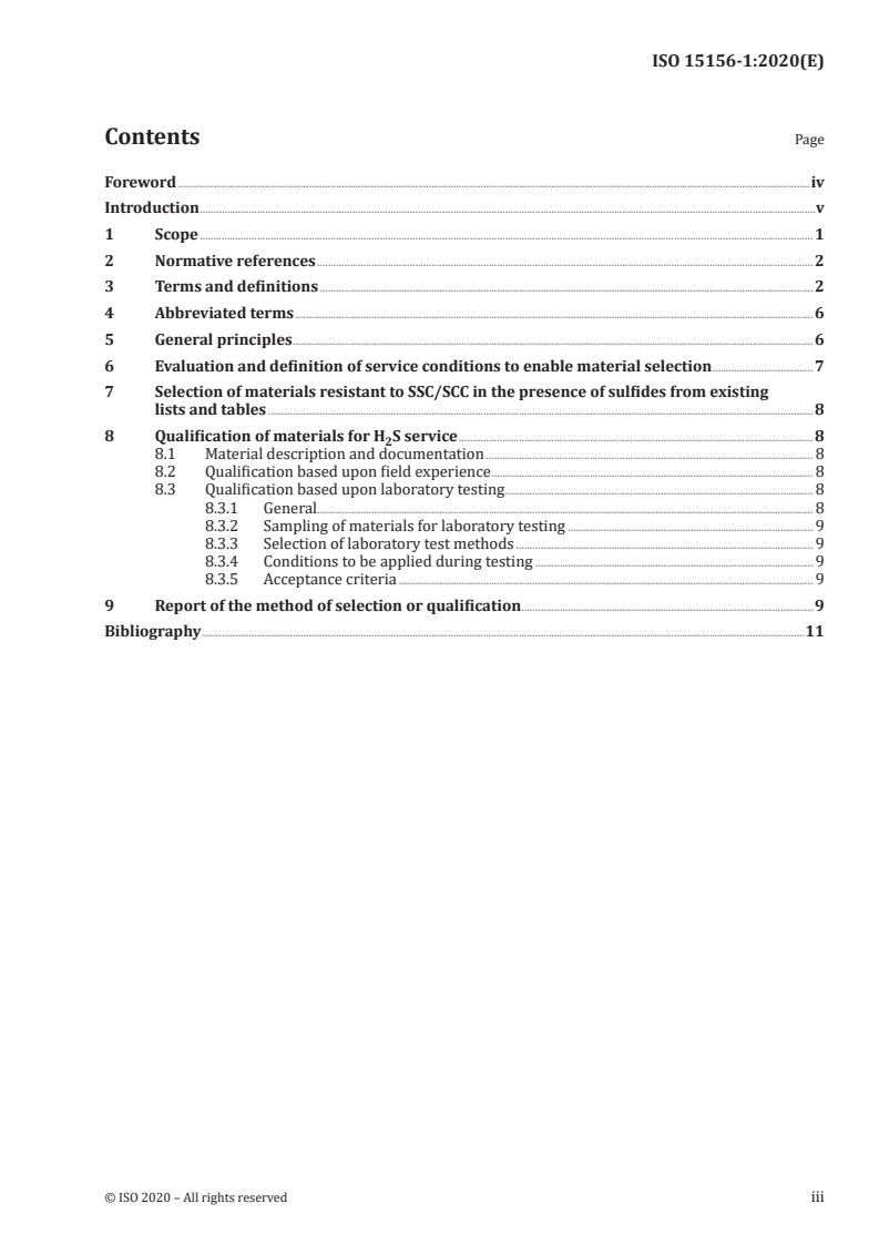 ISO 15156-1:2020 ISO 15156-1:2020 - Petroleum and natural gas industries — Materials for use in H2S-containing environments in oil and gas production — Part 1: General principles for selection of cracking-resistant materials
Released:11/17/2020
