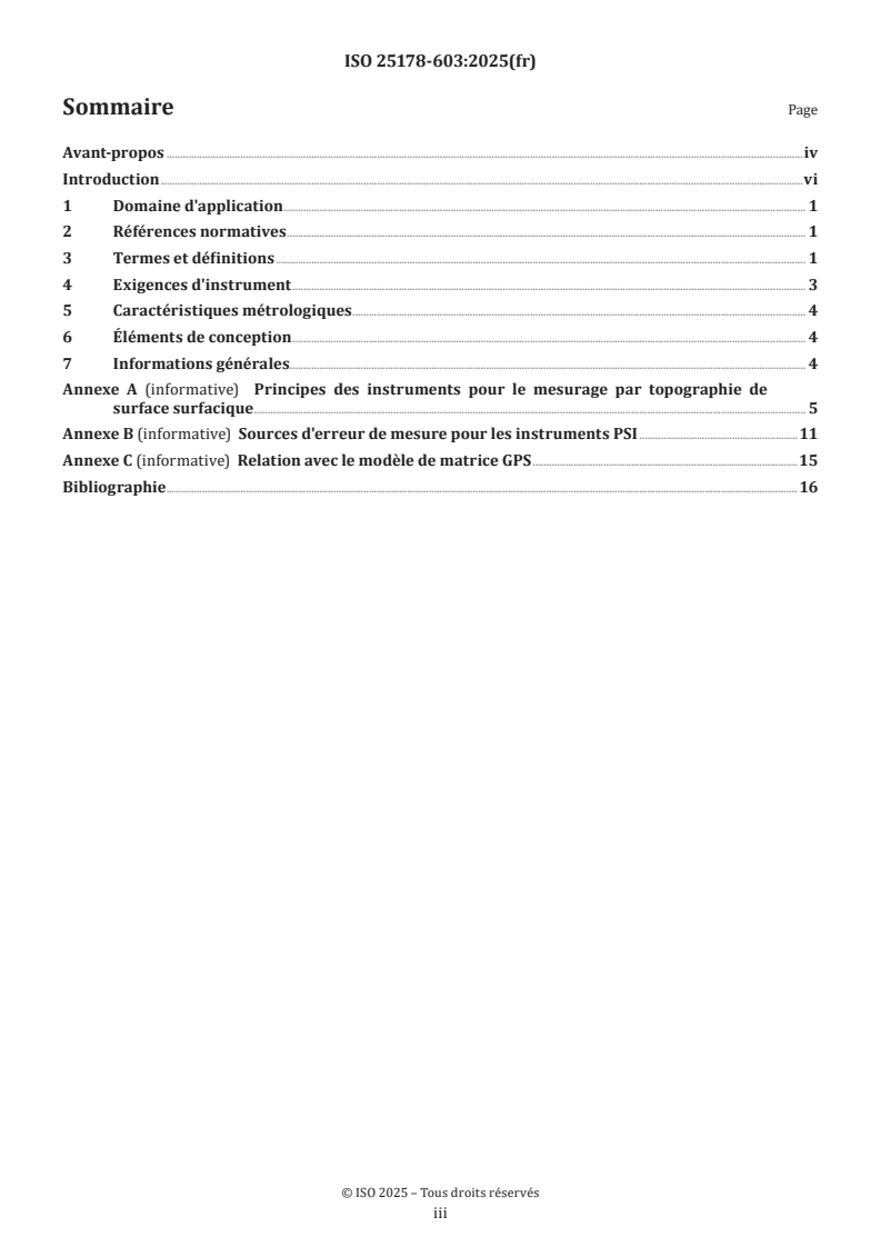 ISO 25178-603:2025 - Spécification géométrique des produits (GPS) — État de surface: Surfacique — Partie 603: Conception et caractéristiques des instruments sans contact (à interférométrie à glissement de franges)
Released:14. 02. 2025