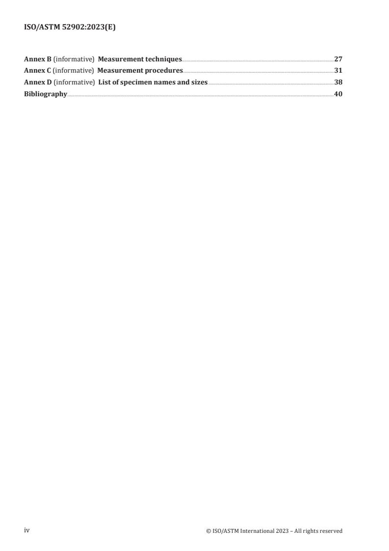 ISO/ASTM 52902:2023 ISO/ASTM 52902:2023 - Additive manufacturing — Test artefacts — Geometric capability assessment of additive manufacturing systems
Released:23. 08. 2023 - Page 4 preview