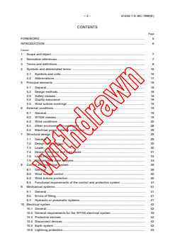 IEC 61400-1:1999 - Wind turbine generator systems - Part 1: Safety requirements
Released:2/19/1999
Isbn:2831846560 - Page 4 preview