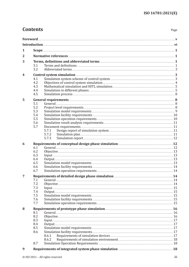 ISO 16781:2021 - Space systems — Simulation requirements for control system
Released:3/15/2021
