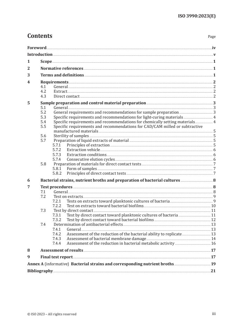 ISO 3990:2023 - Dentistry — Evaluation of antibacterial activity of dental restorative materials, luting materials, fissure sealants and orthodontic bonding or luting materials
Released:7. 07. 2023
