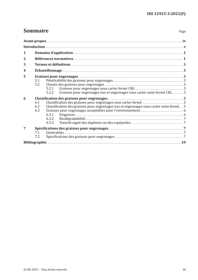 ISO 12925-3:2021 - Lubrifiants, huiles industrielles et produits connexes (Classe L) — Famille C (engrenages) — Partie 3: Spécifications des graisses pour engrenages sous carter et engrenages nus
Released:7/22/2021