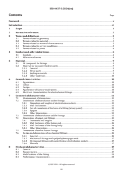 ISO 4437-3:2024 ISO 4437-3:2024 - Plastics piping systems for the supply of gaseous fuels — Polyethylene (PE) — Part 3: Fittings
Released:14. 02. 2024 - Page 3 preview