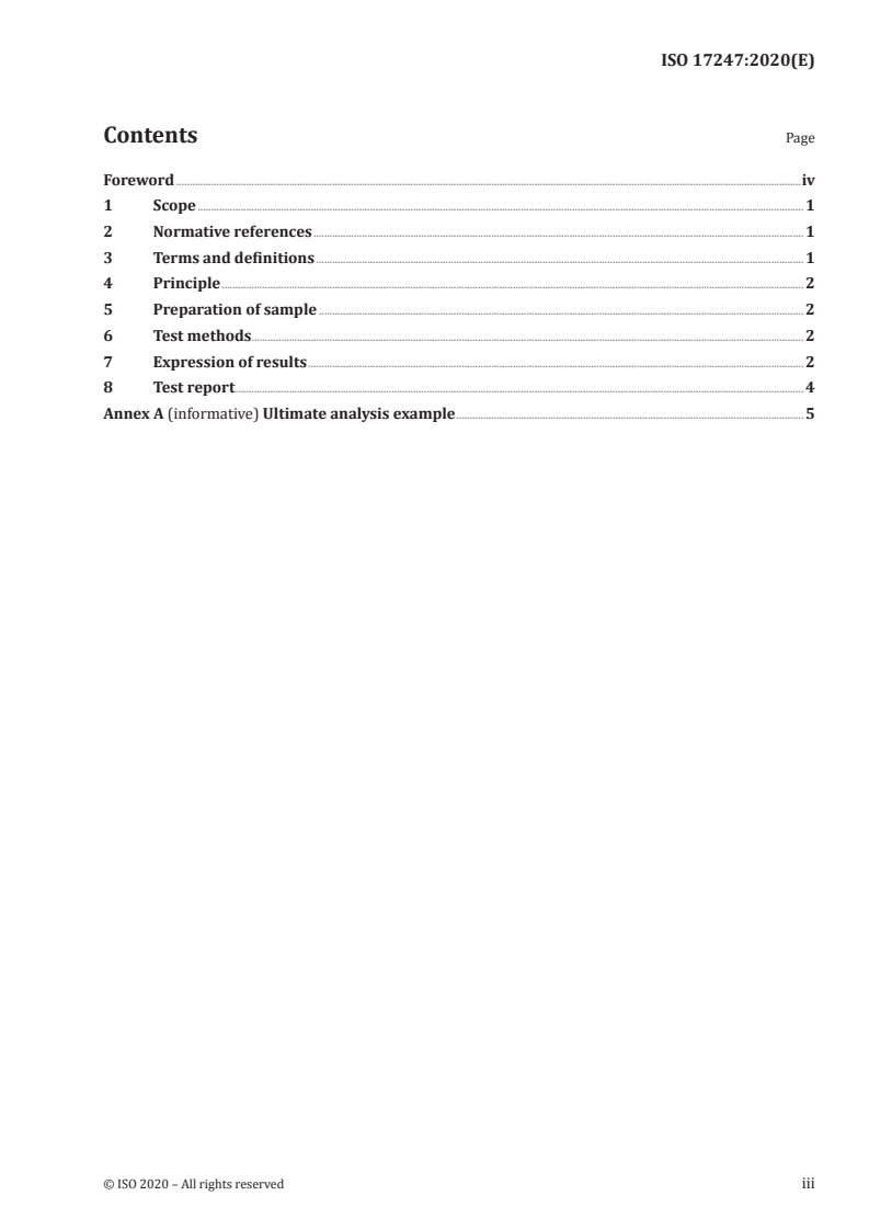 ISO 17247:2020 - Coal and coke — Ultimate analysis
Released:8/6/2020