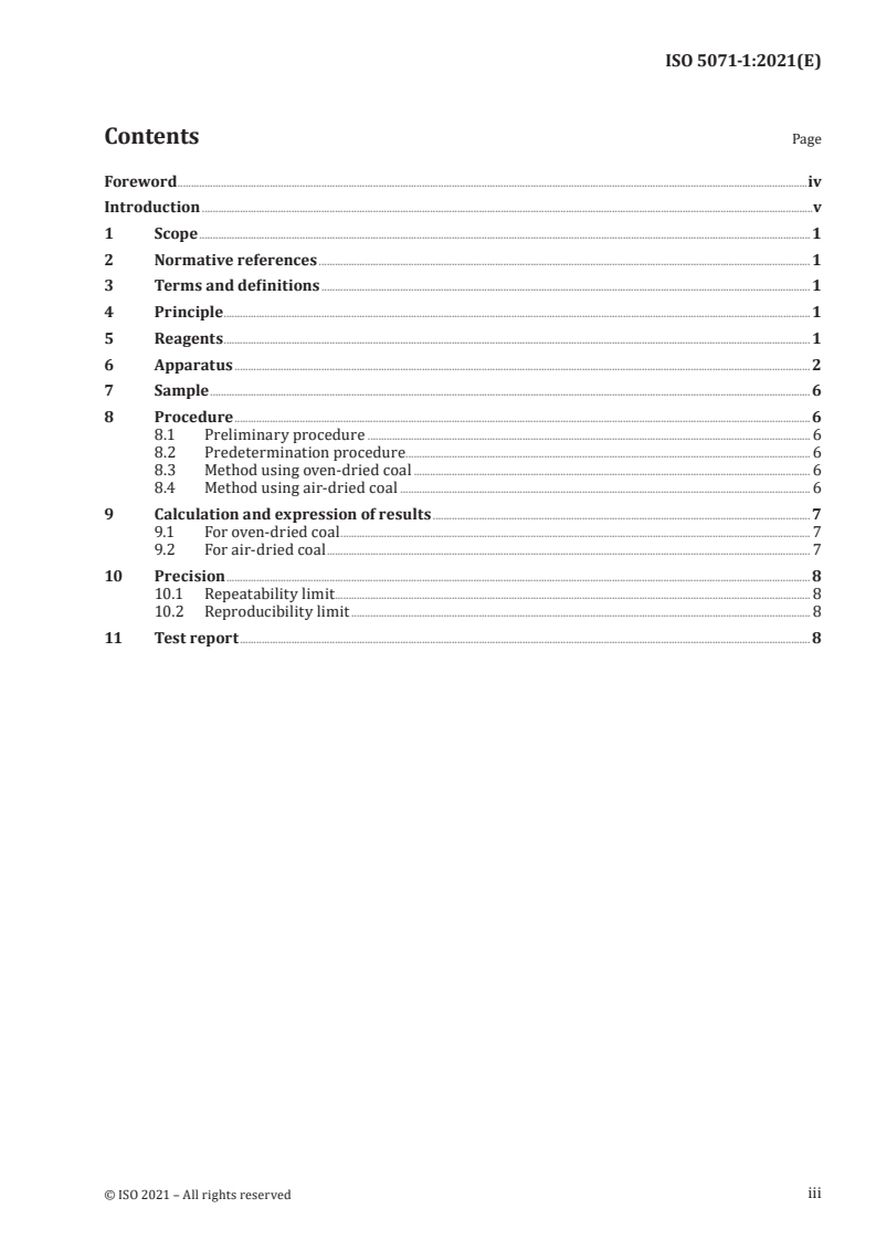 ISO 5071-1:2021 - Brown coals and lignites — Determination of the volatile matter in the analysis sample — Part 1: Two-furnace method
Released:12/9/2021
