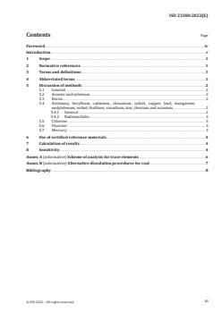 ISO 23380:2022 ISO 23380:2022 - Coal — Selection of methods for the determination of trace elements — Guidance and requirements
Released:15. 08. 2022 - Page 3 preview