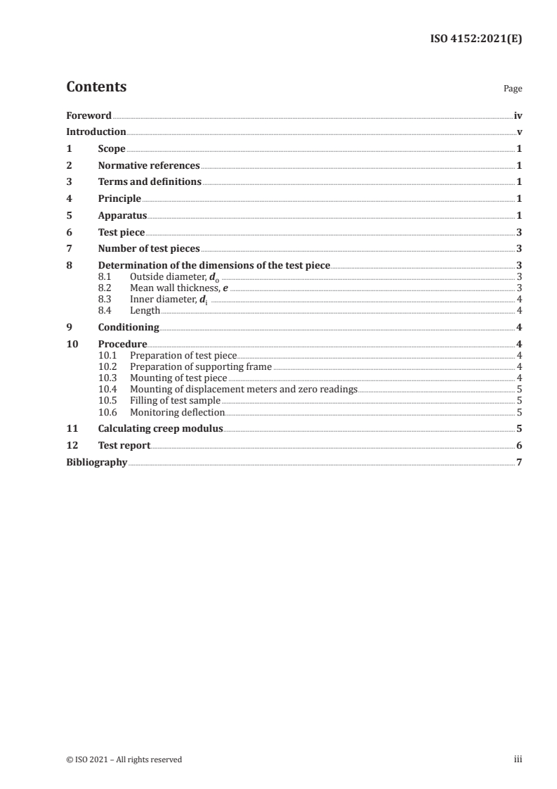 ISO 4152:2021 - Glass‐reinforced thermosetting plastics (GRP) pipes — Determination of the apparent axial long‐term modulus of pipes subject to beam bending
Released:5/19/2021