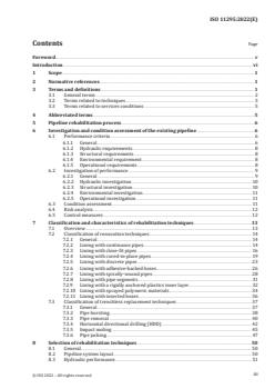 ISO 11295:2022 - Plastics piping systems used for the rehabilitation of pipelines — Classification and overview of strategic, tactical and operational activities
Released:1/21/2022 - Page 3 preview