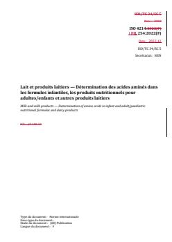 REDLINE ISO 4214:2022 - Milk and milk products — Determination of amino acids in infant and adult/paediatric nutritional formulas and dairy products
Released:22. 12. 2022 - Page 1 preview