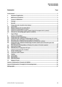 REDLINE ISO 4214:2022 - Milk and milk products — Determination of amino acids in infant and adult/paediatric nutritional formulas and dairy products
Released:22. 12. 2022 - Page 3 preview