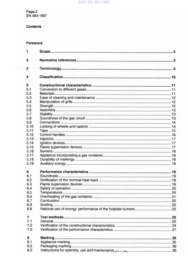 EN 484:1997 EN 484:1997 - Page 4 preview