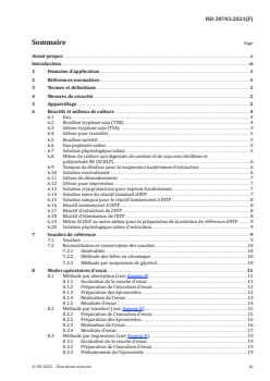 ISO 20743:2021 - Textiles — Détermination de l'activité antibactérienne des produits textiles
Released:6/8/2021 - Page 3 preview