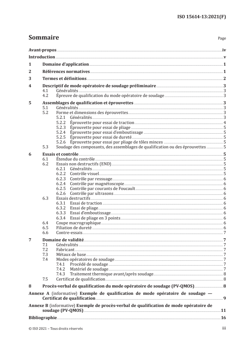 ISO 15614-13:2021 ISO 15614-13:2021 - Descriptif et qualification d'un mode opératoire de soudage pour les matériaux métalliques — Épreuve de qualification d'un mode opératoire de soudage — Partie 13: Soudage en bout par résistance pure et soudage par étincelage
Released:11/18/2021