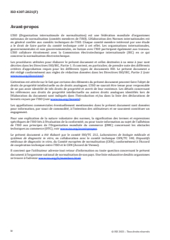 ISO 4307:2021 - Analyse de diagnostic moléculaire in vitro — Spécifications relatives aux processus préanalytiques pour la salive — ADN humain extrait
Released:10/22/2021 - Page 4 preview