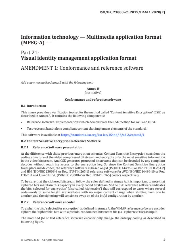 ISO/IEC 23000-21:2019/DAmd 1