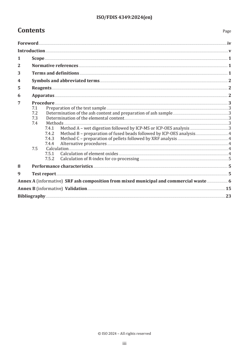 ISO/FDIS 4349 - Solid recovered fuels — Determination of the recycling index for co-processing
Released:6. 02. 2024