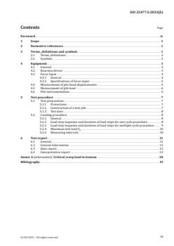 ISO 22477-2:2023 ISO 22477-2:2023 - Geotechnical investigation and testing — Testing of geotechnical structures — Part 2: Testing of piles: Static tension load testing
Released:25. 07. 2023 - Page 3 preview