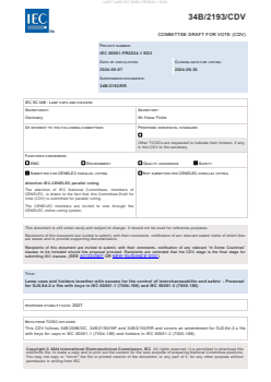 EN 60061-1:1993/A64:2025 prEN IEC 60061-PR2024-1:2024 - BARVE - Page 3 preview