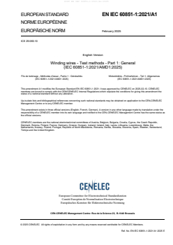 EN IEC 60851-1:2021/A1:2025 - Page 3 preview