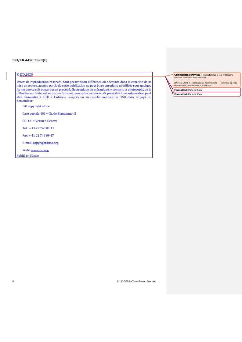 ISO/TR 4450:2020 REDLINE ISO/TR 4450:2020 - Quality management systems — Guidance for the application of ISO 19443:2018
Released:8. 12. 2022 - Page 2 preview