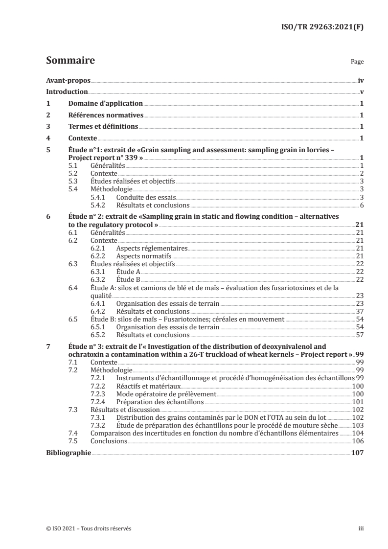 ISO/TR 29263:2021 - Céréales et produits céréaliers — Études sur l'échantillonnage
Released:7/14/2021