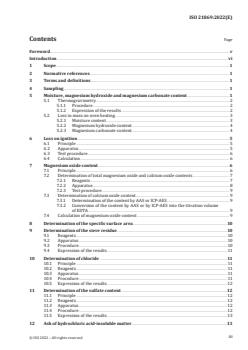 ISO 21869:2022 ISO 21869:2022 - Rubber compounding ingredients — Magnesium oxide — Methods of test
Released:24. 06. 2022 - Page 3 preview