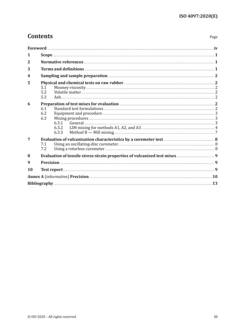 ISO 4097:2020 - Rubber, ethylene-propylene-diene (EPDM) — Evaluation procedure
Released:8/20/2020