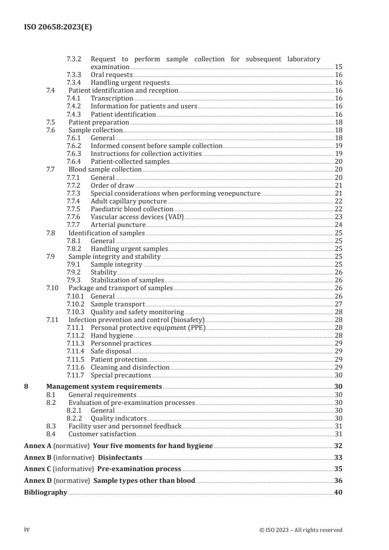 ISO 20658:2023 ISO 20658:2023 - Requirements for the collection and transport of samples for medical laboratory examinations
Released:19. 05. 2023 - Page 4 preview